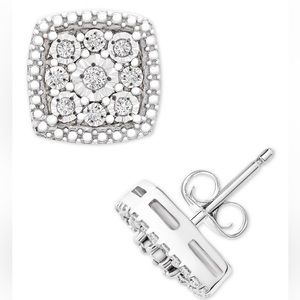 Square Diamond Earrings - Macy’s